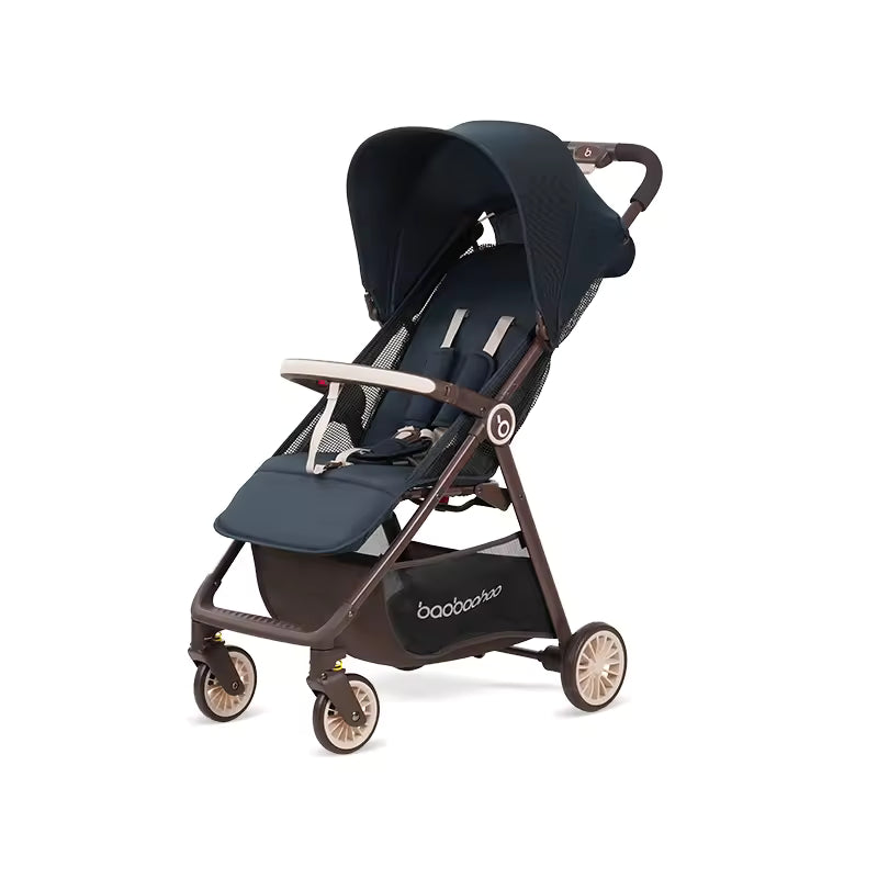 Travel Stroller Single City Walker Summer Canopy Stroller Newborn Lightweight Baby Stroller Travel Pocket Can Sit and Lie
